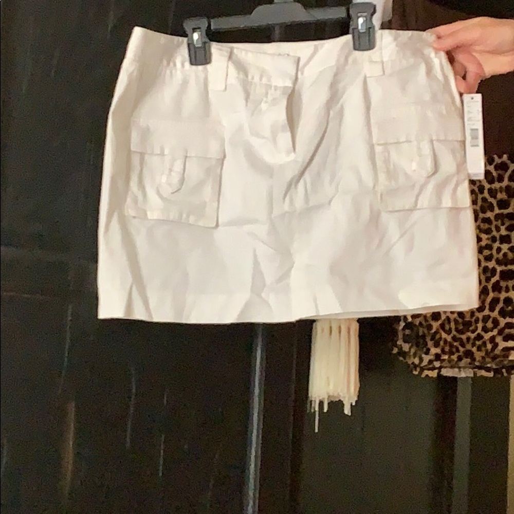 Mini skirt white
